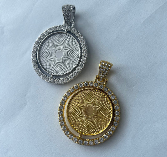 Double the Love Circle Pendant